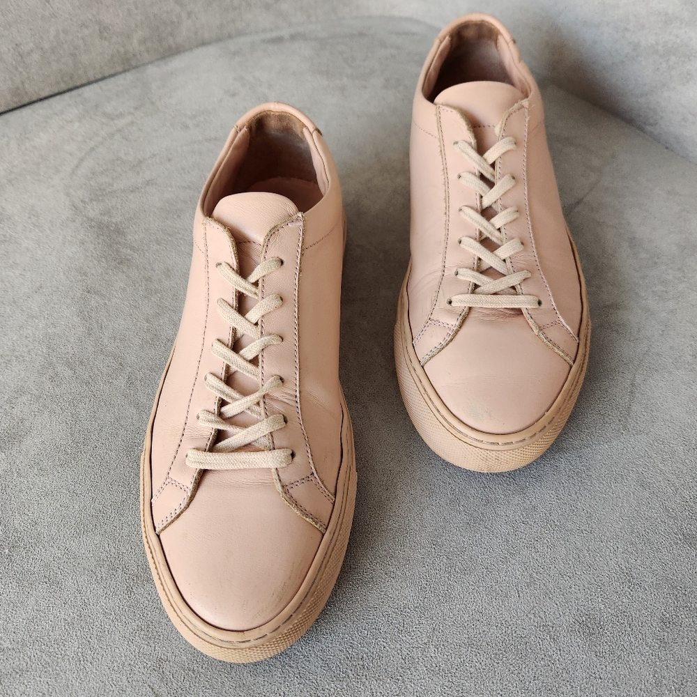 Common Projects sneakers women's 9 pink petal leather Achilles 3701 Made Italy